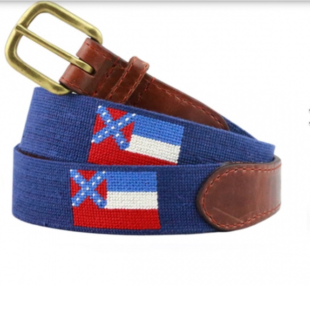 Smathers and Branson needlepoint belt